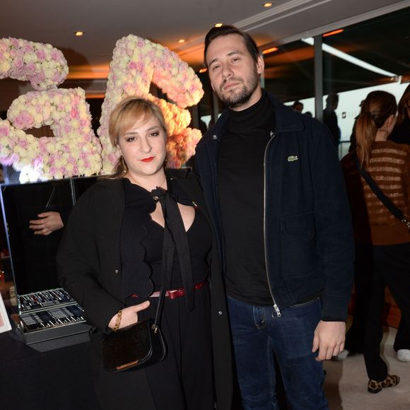 Exclusif - Marilou Berry et son compagnon Alexis - Soirée de lancement des cosmétiques Eymard Gabrielle à l'hôtel Shangri-La à Paris, France, le 12 avril 2018. © Rachid Bellak/Bestimage