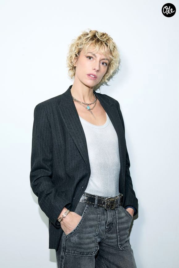Sara Mortensen lors de l'enregistrement de l'émission "100% Logique", présentée par Cyril Féraud et diffusée le 12 avril 2025 sur France 2. le 17 décembre 2024
© Cyril Moreau / Bestimage