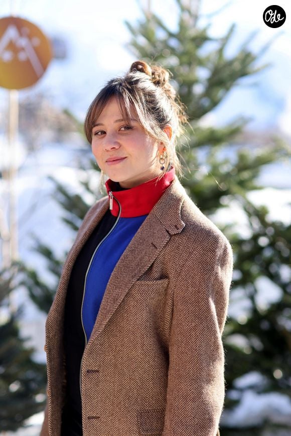 Laura Felpin - Photocall du film "L'Amour c'est Surcôté" dans le cadre de la 28ème édition du festival International du Film de Comédie à l'Alpe d'Huez le 15 janvier 2025. © Dominique Jacovides/Bestimage