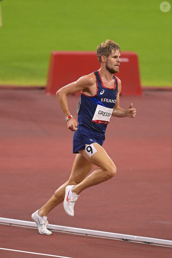 Jimmy Gressier (fra) - Finale 5000m homme aux Jeux Olympiques de Tokyo 2020, au stade Olympique de Tokyo, Japon, le 6 août 2021. © Jean-Baptiste Autissier/Panoramic/Bestimage