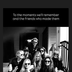 Story de Laeticia Hallyday sur Nadia Farès, hommage ©Instagram - Laeticia Hallyday