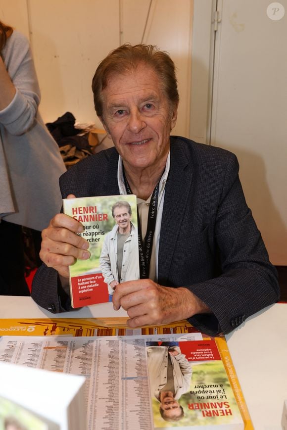 Henri Sannier à la Hall Georges Brassens de Brive-la-Gaillarde pour la 43 ème Foire du Livre de Brive, le 8 novembre 2025. © Jean-Marc Lhomer/Bestimage
