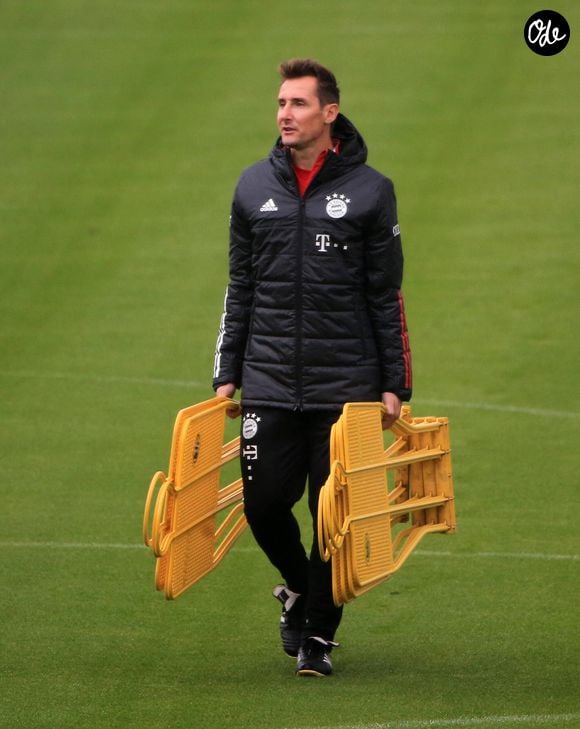 Miroslav Klose FCB - Le Bayern de Munich en pleine séance d'entraînement, le 13 octobre 2020.
Crédit : Imago / Panoramic / Bestimage
