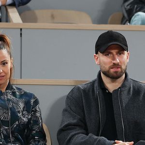 Denitsa Ikonomova, Francois Alu dans les tribunes lors des Internationaux de France 2024 à Roland Garros le 03 juin 2024 à Paris, France. Photo by Nasser Berzane/ABACAPRESS.COM