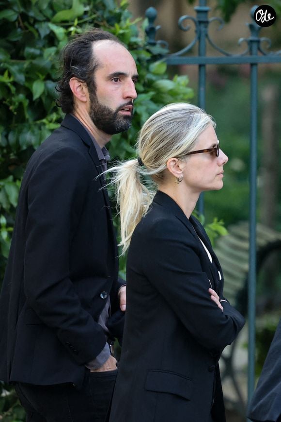 Mélanie Laurent - Arrivées aux obsèques de Nicolas Altmayer en l’Église de Saint-Germain-des-Prés à Paris le 31 aout 2026. 

© Dominique Jacovides-Cyril Moreau/Bestimage
