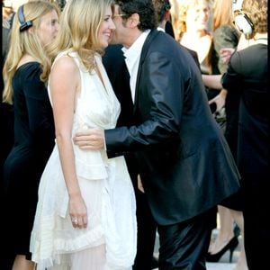 Patrick Bruel et Amanda Sthers au 60ème Festival de Cannes, en 2007, à l'occasion de la montée des marches du film "Les chansons d'amour". © Guilaume Gaffiot / Bestimage