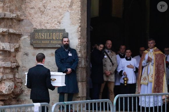 Obsèques du petit Emile à la basilique Sainte-Marie-Madeleine de Saint-Maximin-la-Sainte-Baume dans le Var le 8 février 2025.


© Franz Chavaroche / Bestimage