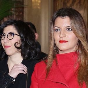 Rima Abdul-Malak, Marlène Schiappa - Remise du prix Ilan Halimi à l'Hôtel de Bourvallais à Paris, en présence d'E.Dupond-Moretti, ministre de la Justice, le 14 février 2023. 
© Jonathan Rebboah / Bestimage