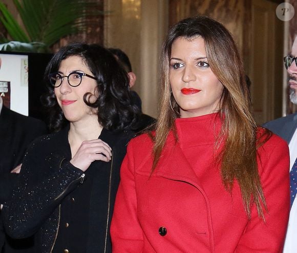 Rima Abdul-Malak, Marlène Schiappa - Remise du prix Ilan Halimi à l'Hôtel de Bourvallais à Paris, en présence d'E.Dupond-Moretti, ministre de la Justice, le 14 février 2023. 
© Jonathan Rebboah / Bestimage