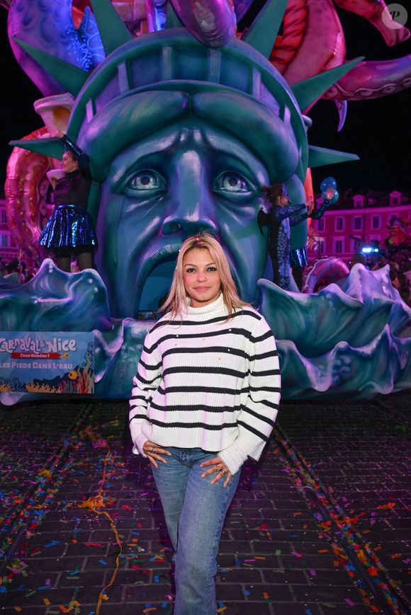 Séverine Ferrer a assisté à la clôture du Carnaval de Nice 2025 Roi des Océans, le 1er mars 2025.
© Bruno Bebert/Bestimage