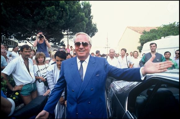 Jean-Marie Le Pen à Saint-Tropez en 1987.