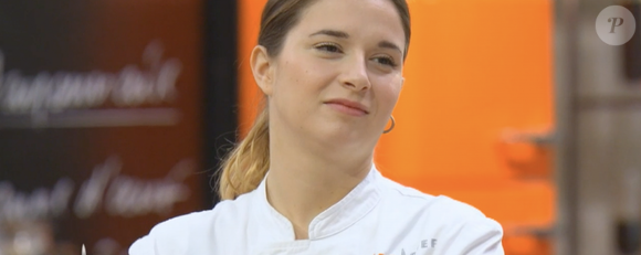 Sarah lors de la demi-finale de "Top Chef 2021", sur M6.