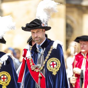 Le prince William à la cérémonie annuelle dans l'église St George.  © Backgrid UK/ Bestimage