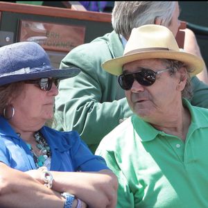 Archives - Pierre Perret et sa femme feu Rebecca (Simone Mazaltarim) à Roland Garros