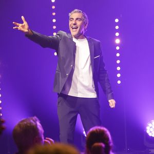 Exclusif - Ary Abittan sur la scène de la Cigale de Paris avec son spectacle "Authentique" le 18, 19, 22 et 23 février 2025. © Coadic Guirec/Bestimage