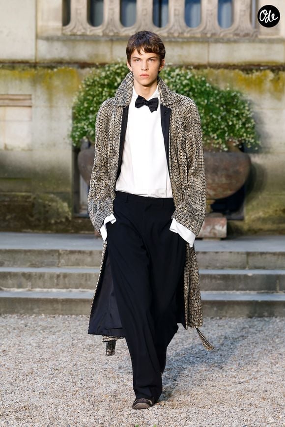 Défilé de mode Dior Homme Prêt à Porter Collection Homme Printemps/Été 2027 lors de la Fashion Week de Paris, France, le 24 juin 2026. © Bestimage