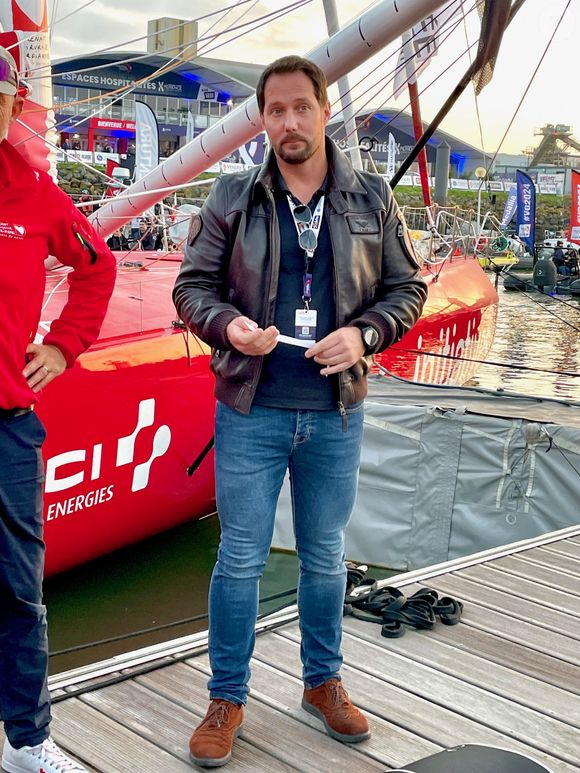 Thomas Pesquet - People à la 10ème édition du Vendée Globe 2024 aux Sables d'Olonne le9 novembre 2024.
© Fabien Faure / Bestimage