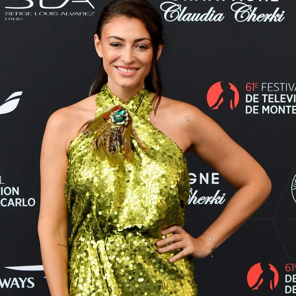 Rachel Legrain-Trapani au photocall de la cérémonie d'ouverture de la 61ème édition du Festival de Télévision de Monte-Carlo au Grimaldi Forum, à Monaco, le 17 juin 2022. © Bruno Bebert/Bestimage