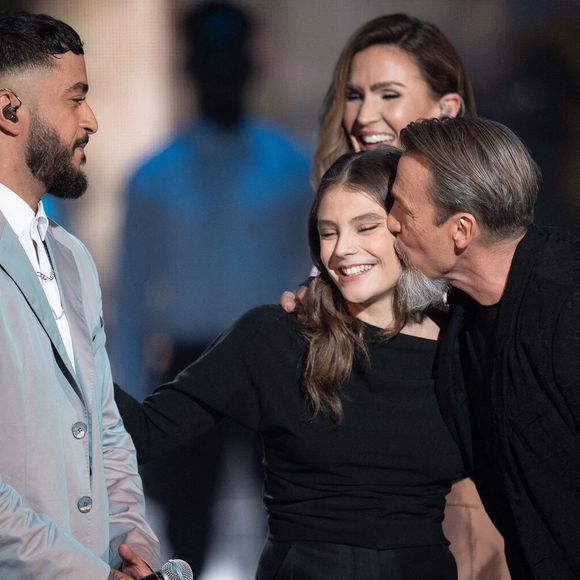 Le chanteur est le mentor de talents de The Voice

Maelle Pistoia alias Maelle, Vitaa, Slimane et Florent Pagny se produisent sur scène lors des 35e Victoires de la Musique à la Seine Musicale le 14 février 2020 à Boulogne-Billancourt, France. Photo by David Niviere/ABACAPRESS.COM
