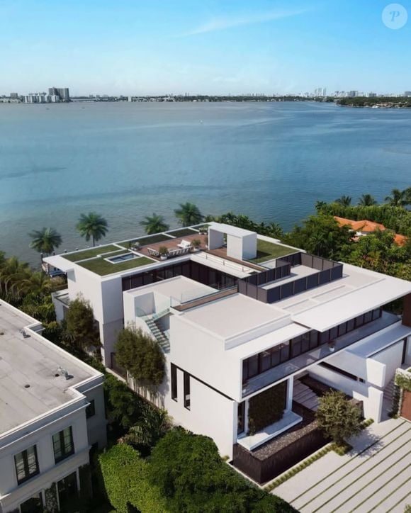 La villa de Miami Beach de David et Victoria Beckham. Photo partagée sur Instagram le ⁠3 octobre 2024.