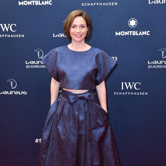 Ancienne gloire du sport sur glace, Nathalie Péchalat possède un palmarès exceptionnel.

Nathalie Péchalat - Red Carpet de la cérémonie "Laureus World Sports Awards" à Paris . Veeren/Bestimage