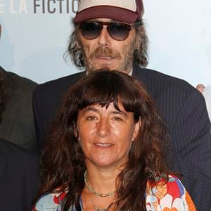 Philippe Rebbot, Romane Bohringer "L'amour flou" - Projection des trois premiers épisodes de la fiction "L’amour flou" lors du Festival de la Fiction de La Rochelle. Le 15 septembre 2021 © Christophe Aubert via Bestimage