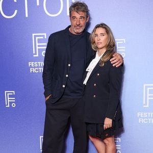 Thierry Neuvic et Vahina Giocante lors de la cérémonie de clôture de la 28ème édition du Festival de la Fiction TV à la Rochelle le 19 septembre 2026. © Denis Guignebourg / Bestimage