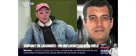 Aqababe invité sur BFMTV.