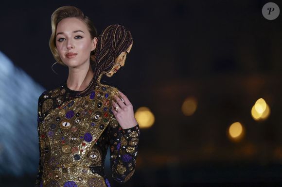La princesse Maria Chiara de Bourbon des Deux-Siciles arrive au Grand Dîner du Louvre 2026 à Paris pendant la fashion week Prêt à Porter femme automne/hiver 2026-2027.
 
© Olivier Borde / Bestimage