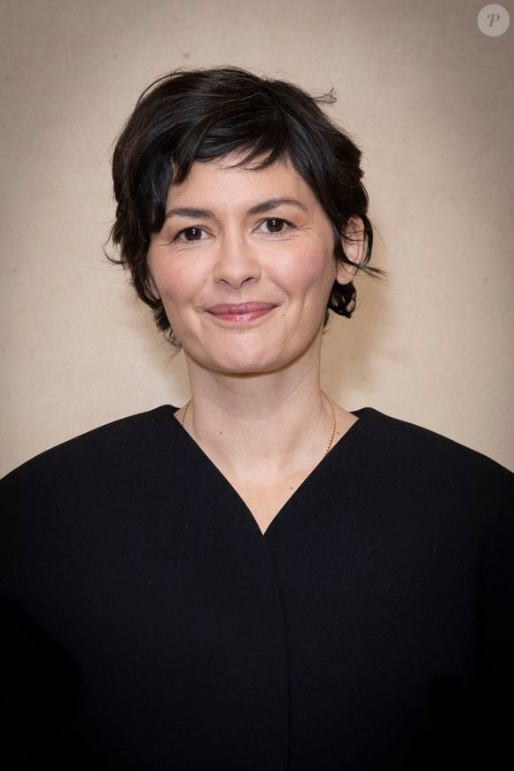 Audrey Tautou - Photocall du défilé Jacquemus au 51 rue Raynouard lors de la Fashion Week Masculine prêt-à-porter Automne/Hiver 2025-2026 à Paris, le 26 janvier 2025. 
© Olivier Borde / Bestimage