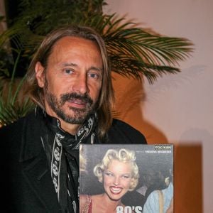 Exclusif - Bob Sinclar - Le photographe Foc Kan dédicace son livre "80's Paris Nights" aux Bains Paris le 12 novembre 2025.

© Philippe Baldini / Bestimage