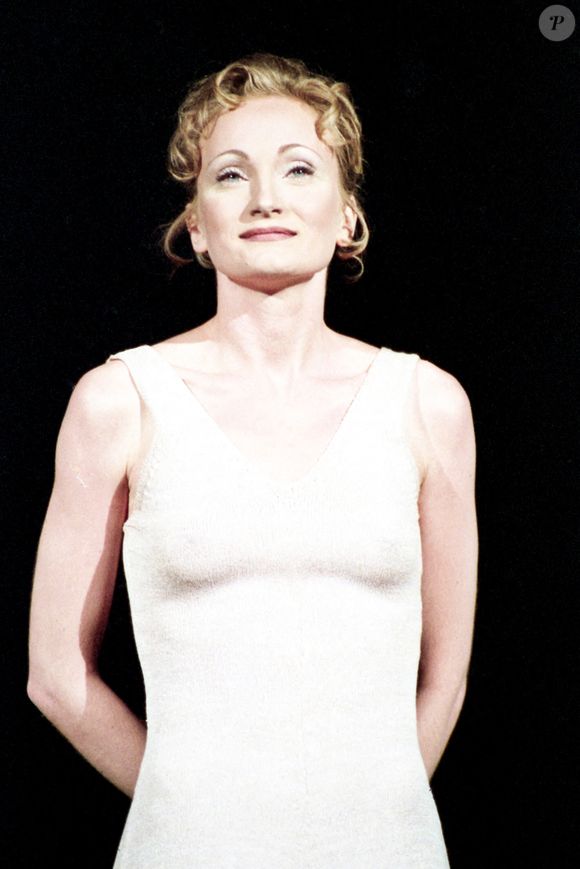 Patricia Kaas en concert à Lyon, le 25 juillet 1994, sur la colline de Fourvière. Photo by APS-Medias/ABACAPRESS.COM