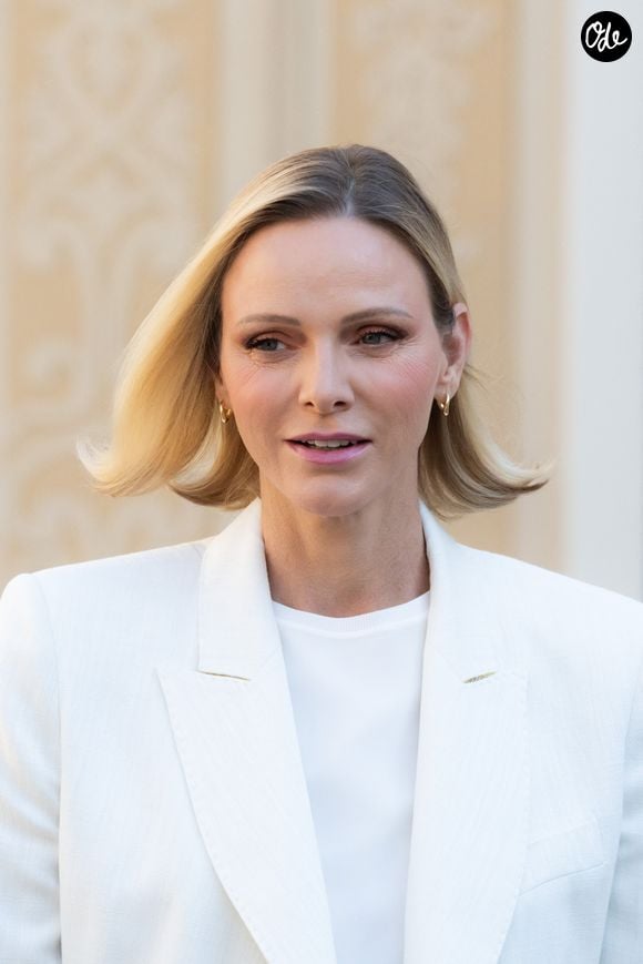 Le prince Albert II de Monaco et la princesse Charlène de Monaco ont accueilli au Palais princier les ambassadeurs et représentants permanents des 46 États membres de l'organisation du Conseil de l'Europe, Monaco le 2 septembre 2026. © Olivier Huitel/Pool Monaco/Bestimage