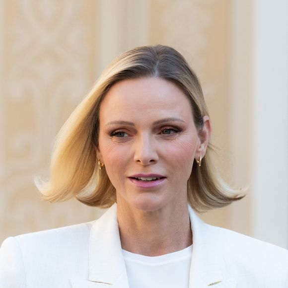 Le prince Albert II de Monaco et la princesse Charlène de Monaco ont accueilli au Palais princier les ambassadeurs et représentants permanents des 46 États membres de l'organisation du Conseil de l'Europe, Monaco le 2 septembre 2026. © Olivier Huitel/Pool Monaco/Bestimage