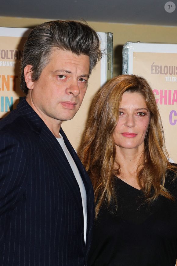 Benjamin Biolay, Chiara Mastroianni assistant à la première de Chambre 212 tenue à l'UGC Cine Cite Les Halles à Paris, France, le 30 septembre 2019. Photo David Boyer/ABACAPRESS.COM