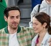 Mais leur bonheur d'être parents a été teinté d'un long combat. 

Camille Combal et sa femme Marie en tribunes lors des Internationaux de France de tennis de Roland Garros 2023, à Paris, France, le 6 juin 2023. © Jacovides-Moreau/Bestimage