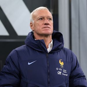 November 17, 2024, Milan: Milan, Italy, 17th November 2024. Didier Deschamps Head Coach of France looks on prior to kick off in the UEFA Nations League match at Stadio Giuseppe Meazza, Milan. (Credit Image: Â© Jonathan Moscrop/Sportimage/Cal Sport Media)
