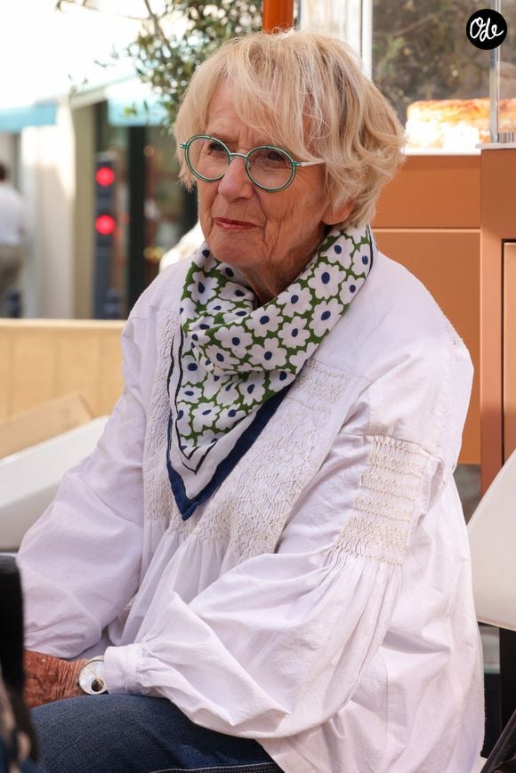 Mercotte (Jacqueline Mercorelli), maîtresse de cérémonie - Les Chefs à Saint-Tropez fêtent les producteurs 2026 avec un concours de Pâtisserie" La Tropézienne" sur la place des Lices à Saint-Tropez, le 2 mai 2026. 
© Jean-Marc Lhomer / Bestimage