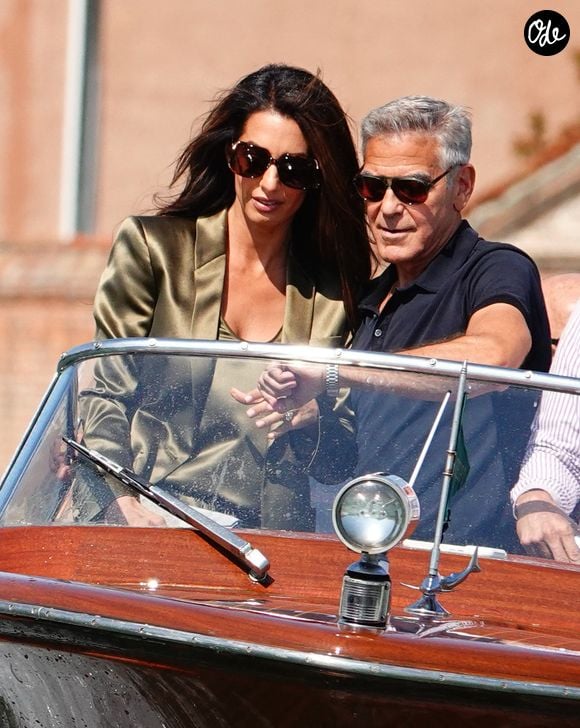 George et Amal Clooney arrivent à Venise lors du 83ème Festival International du Film de Venise (Mostra), à Venise, Italie, le 1er septembre 2026. © Cobra Team/Backgrid/Bestimage