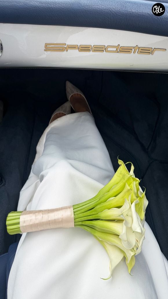 Thylane Blondeau a partagé les coulisses de son mariage avec Benjamin Attal. Capture d'écran Instagram