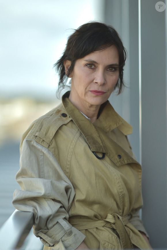 Géraldine Pailhas - Troisième jour du festival du film policier Reims Polar. Le 7 avril 2022
© Franck Castel / Bestimage