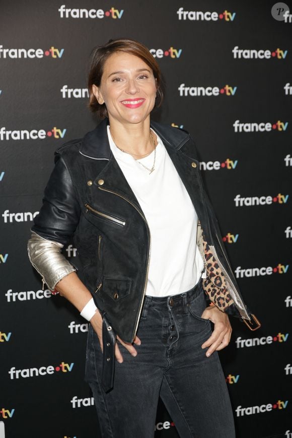 Mélanie Taravant au photocall de la conférence de presse de rentrée de France Télévisions à Paris, France, le 4 septembre 2024. © Coadic Guirec/Bestimage