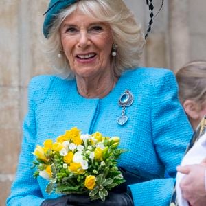 le programme change pour la reine Camilla.

La famille royale britannique et les invités arrivent pour assister au service de célébration de la Journée du Commonwealth (Commonwealth Day) à l'abbaye de Westminster à Londres, célébré cette année en l'absence de Charles III et de Kate. Londres, le 11 mars 2024.