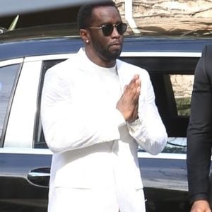 P. Diddy lors des obsèques de Nipsey Hussle à Los Angeles, le 11 avril 2019. Backgrid USA / Bestimage