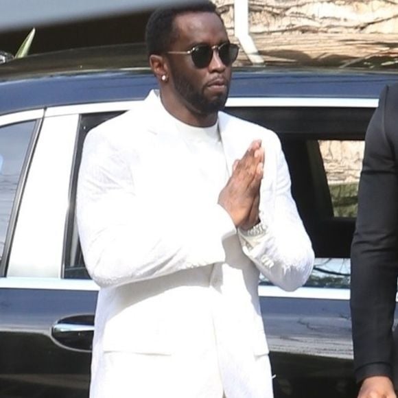 P. Diddy lors des obsèques de Nipsey Hussle à Los Angeles, le 11 avril 2019. Backgrid USA / Bestimage