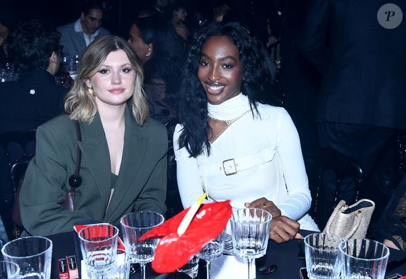 Marine Delplace et Ebony Cham (Star Academy) au 22ème dîner de la mode pour le Sidaction à Paris le 30 janvier 2025. © Rachid Bellak / Bestimage