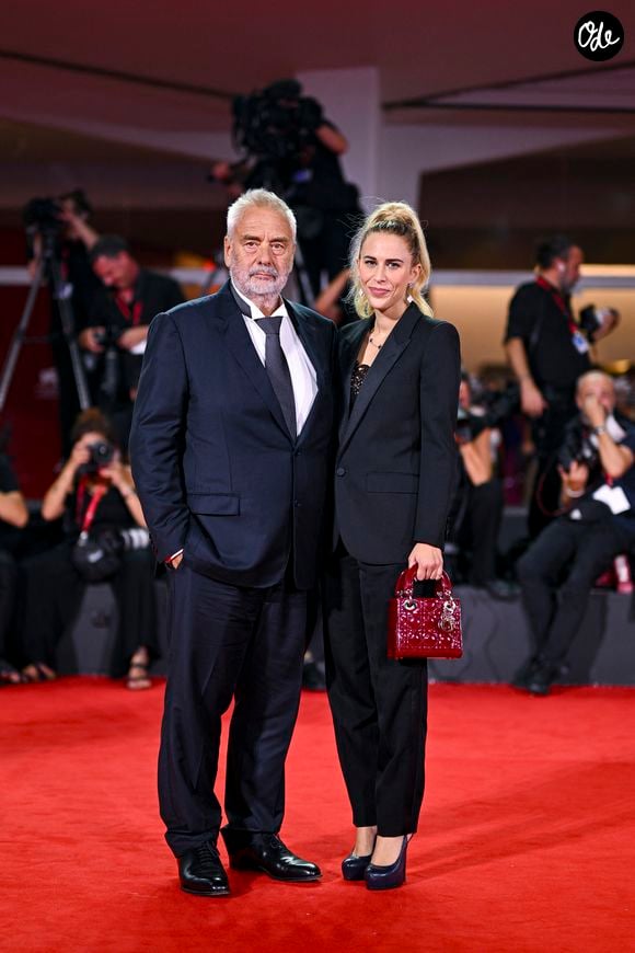 Luc Besson et Sarah Saldmann à la première de 'Father Joe' lors du 83ème Festival International du Film de Venise (Mostra), à Venise, Italie, le 6 septembre 2026. © Pierre Perusseau/Bestimage