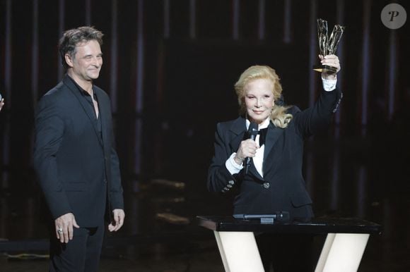 David Hallyday et Sylvie Vartan - Cérémonie de la 40ème édition des Victoires de la Musique à la Seine Musicale à Boulogne-Billancourt, France, le 14 février 2025. © Coadic Guirec/Bestimage