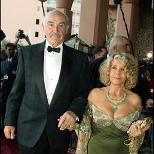 Sean Connery et son épouse Micheline lors du festival de Marakech © Dominique Jacovides Bestimage