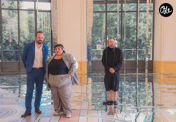 Barbara Butch, Mathias Kiss et Florian Sitbon lors de la nuit blanche 2026 au Petit Palais, à Paris, France, le 5 juin 2026. © Enzo Hingant-Bertrand/Bestimage